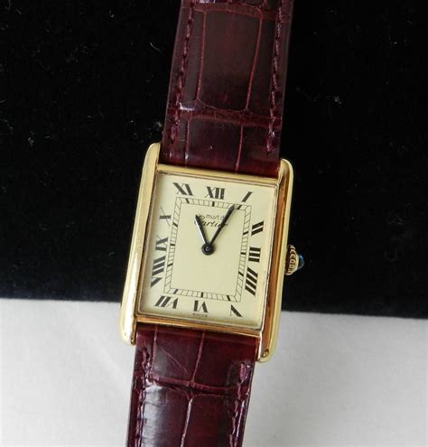 used cartier watches mens|vintage cartier watches for men.